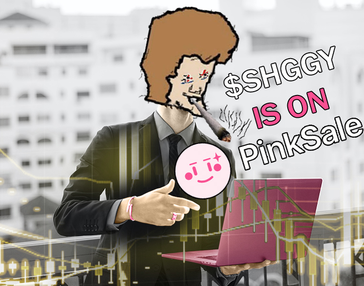 YO! $SHGGY is NOW on the <a href="/pinkecosystem/">PinkSale (Pink Ecosystem)</a>! He is working hard to make sure everything will be ready for the launch and that takes a lot of time and pot🚬from him.
GO fill your bags early with #SHGGY coins and help him simultaneously to achieve his dream plan to tame the doggos!