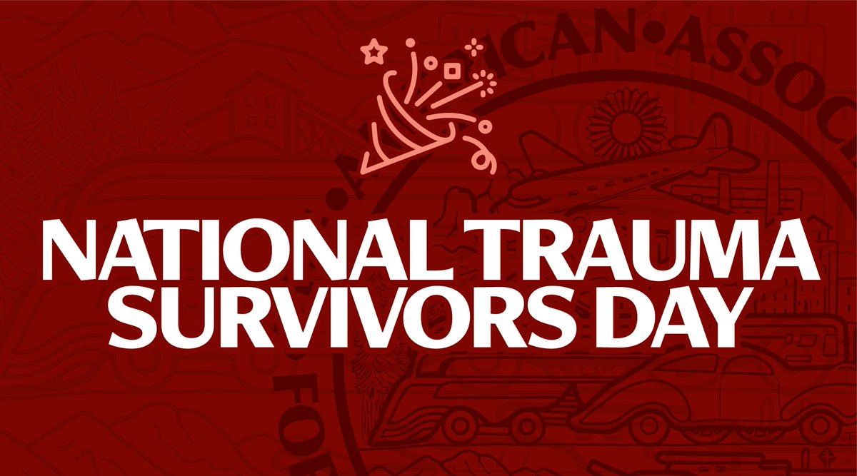 Today, on National #TraumaSurvivorsDay we proudly honor all our members who are leading the charge in improving patient outcomes

Through pioneering research, cutting-edge techniques, & unwavering commitment, you are transforming trauma care & giving hope to countless survivors🙌