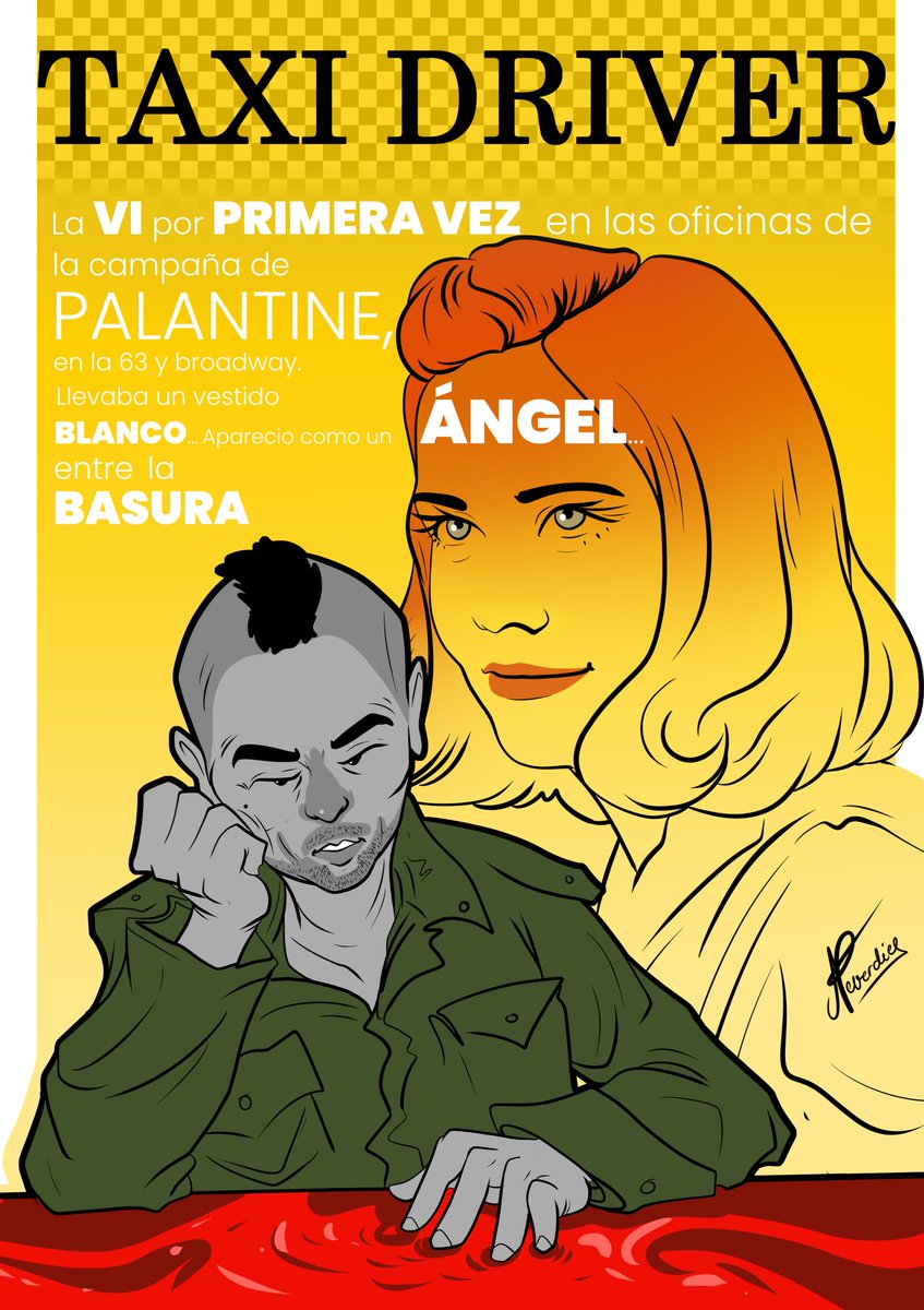 RNeverdied's tweet photo. Poster para la película Taxi Driver. Espero les guste.
#taxidriver #RobertDeNiro #travisbickle #cine #vintagemovies #lonely #sad https://t.co/NvubtnXWpq