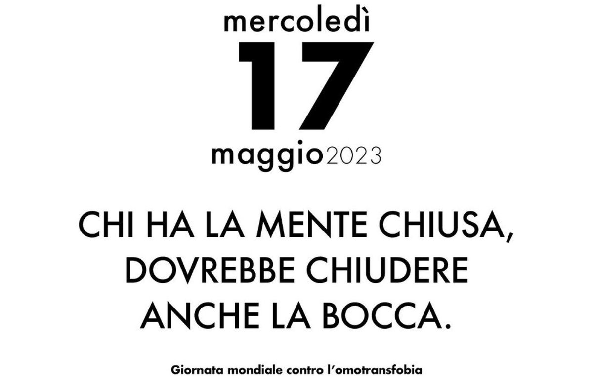 alberto_depisis's tweet photo. Proprio così, ogni giorno 🤍 
#giornatacontrolomofobia  #StopHomofobia https://t.co/w924FRagW9