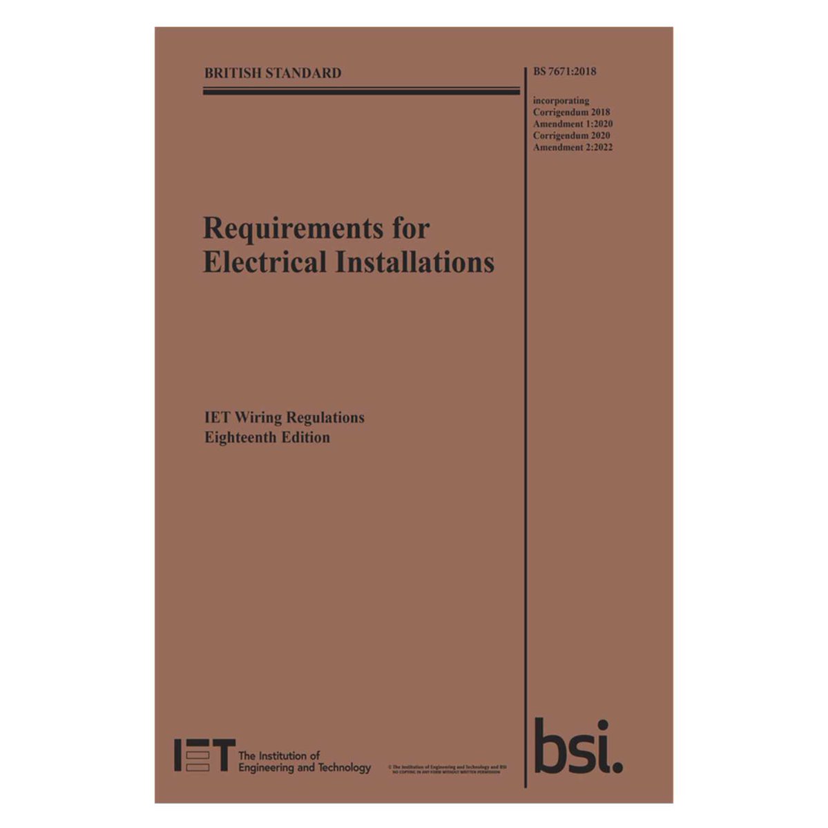 Don't forget to download the BS7671:2018 A2 corrigendum from the IET website. Changes in Part 4,5 and 7 will take immediate effect. 

#iet #cityandguilds #EAL #lclawards #bs7671 #18theditionwiringregulations #18thedition #trydantraining #corrigendum