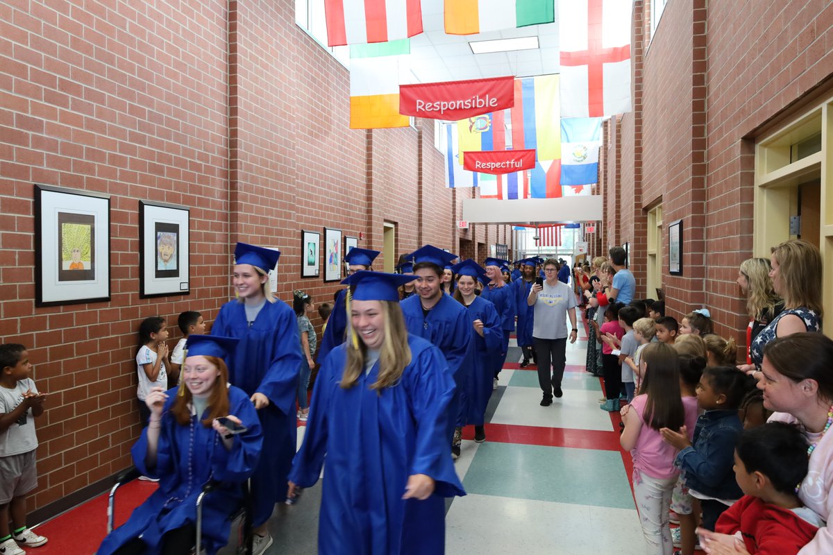 MPHS_Tigers's tweet photo. 2023 Senior Walk at AT Allen Elementary https://t.co/ltjLyYuWpx