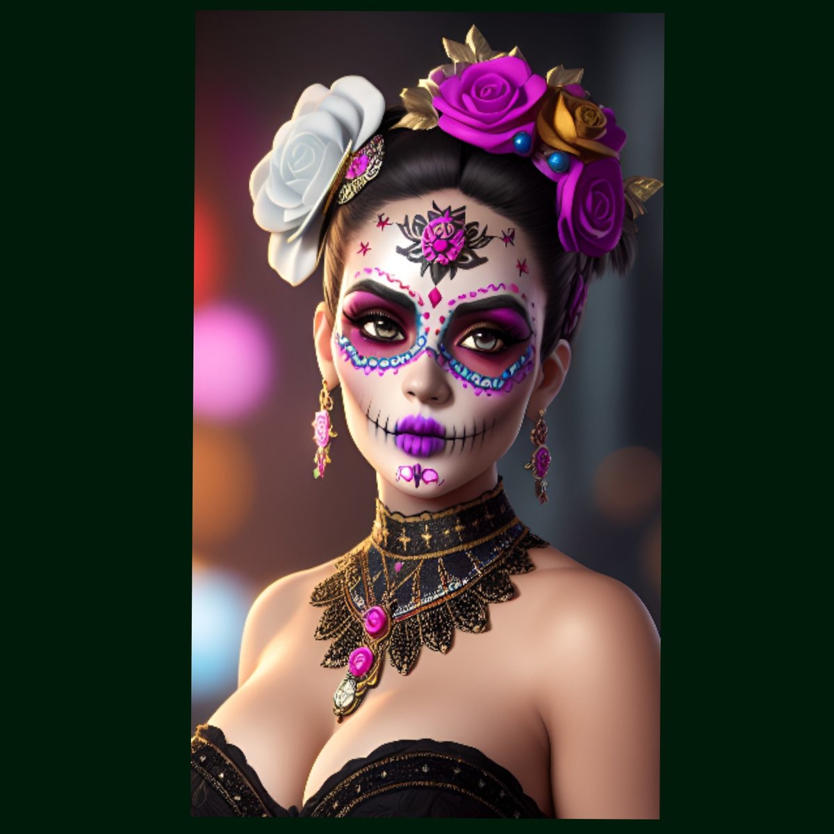 Mexican Catrina
#mexico #mexican #catrina #digitalart #nft #nftcollector #visitmexico #mexicomagico #catrinasmexicanas #catrinamakeup #catrinatatto #makeup #catrinastyle #catrinamexicana #catrinas #makeupcatrina #diademuertos