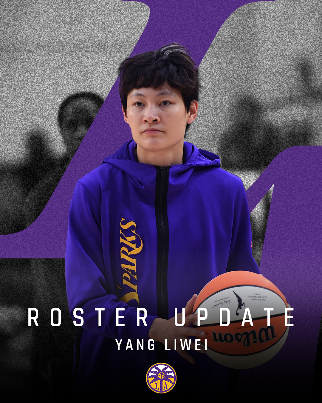 Los Angeles Sparks on X: The Los Angeles Sparks have waived Yang Liwei.  Thank you 💜  / X