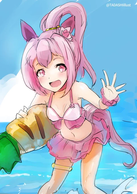 あつかったので水着ウララちゃん 