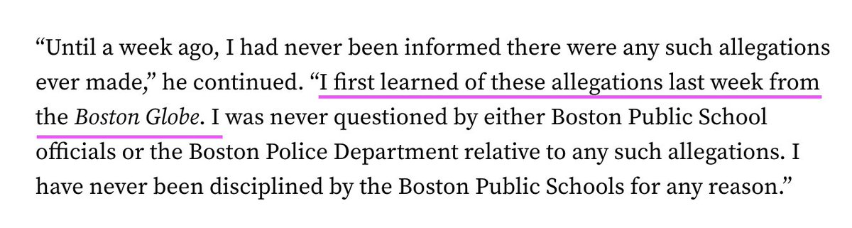 DoctorTurtleboy's tweet photo. .@RicardoNArroyo said he first learned about the sexual assault allegations against him after reading about them in the Globe. The IG's report investigating @Darollins showed that Rollins and Arroyo messaged for weeks about how to handle it when it came out. https://t.co/Jc6u12X0TH