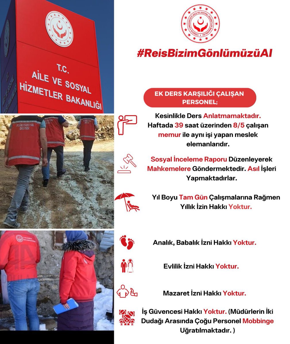 t_sosyolog's tweet photo. @ABEPDERNEK @RTErdogan @fatiherbakn_fan @tcbestepe @fuatoktay @hasandogan Aile bakanlığında çalışan biz ek dersli meslek elemanları hiçbir özlük hakkı bulunmuyor üstelik maaşlarımız asgarinin altında. #ReisBizimGönlümüzüAl 
@RTErdogan @fatiherbakn_fan @tcbestepe @fuatoktay @hasandogan https://t.co/Bgb6lQk6LV