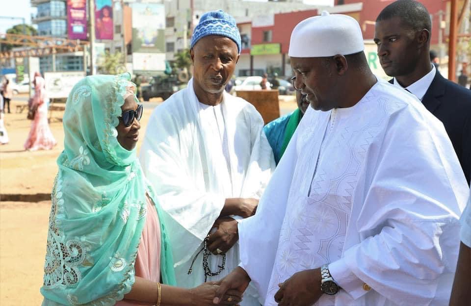 Kerrfatou's tweet photo. Pictures from the funeral service of Hon Omar Amadou Jallow earlier today at the pipeline mosque. https://t.co/cx1saryUxJ