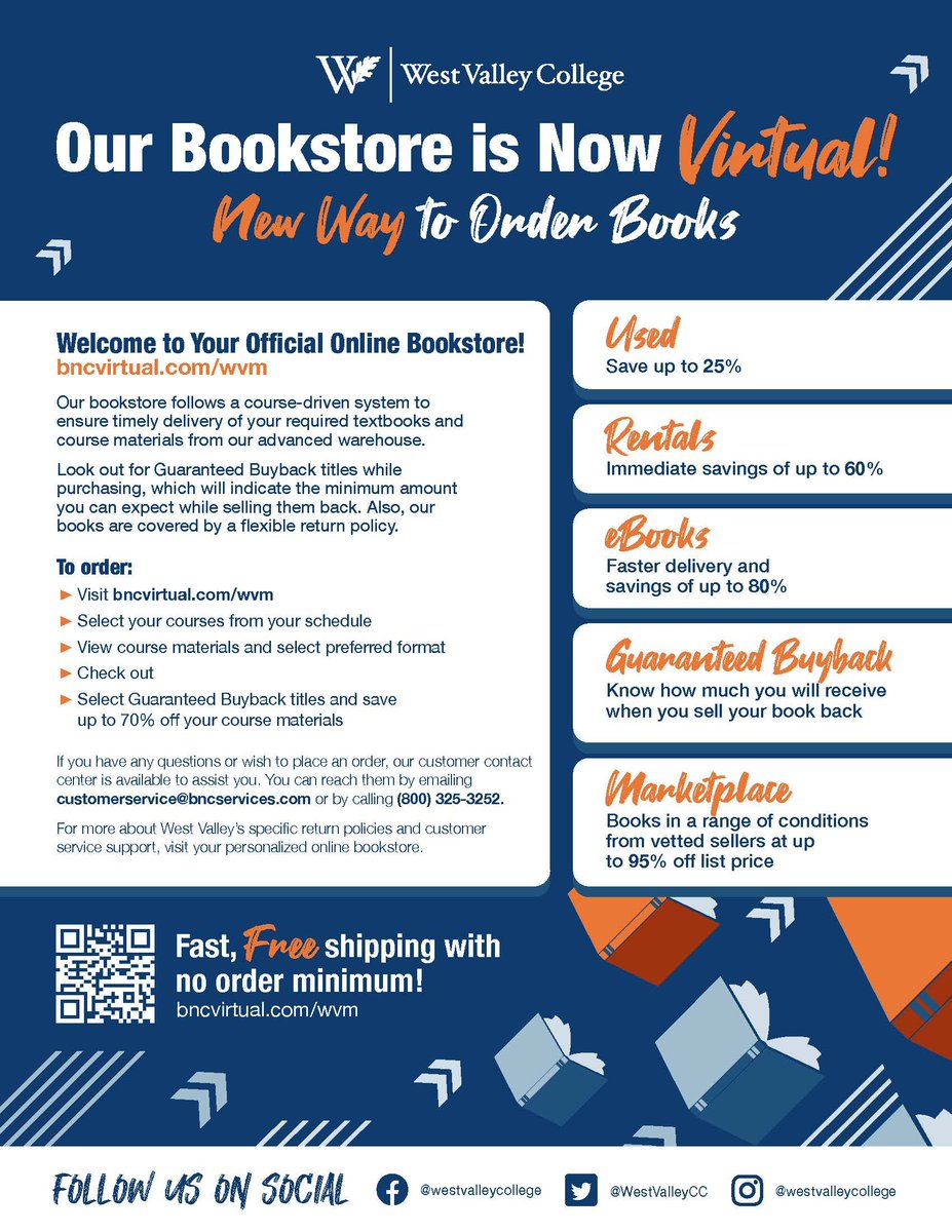 WVMCCDcomms's tweet photo. New ONLINE Bookstore With FREE SHIPPING! https://t.co/2dXxOaE34L