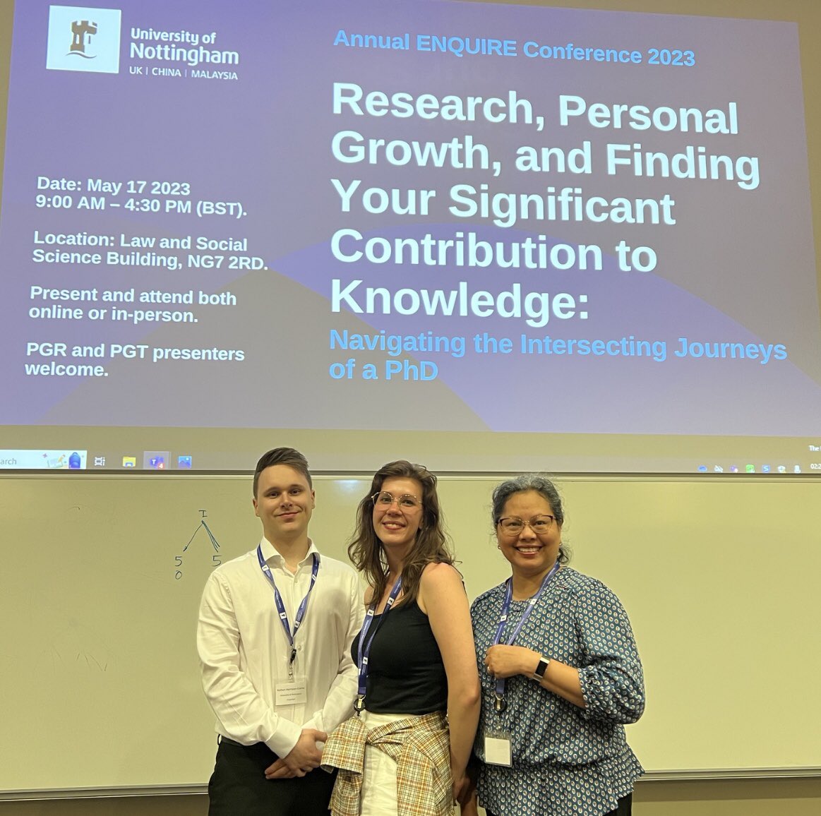 sandraloining's tweet photo. ENQUIRE 2023 concludes - thank you to the amazing speakers and of course @tarabrabazon for her fantastic keynote! It was a pleasure to organize this conference along with these two (and to present my research there), and already look forward to next year’s event! https://t.co/eOU8BIu7sh