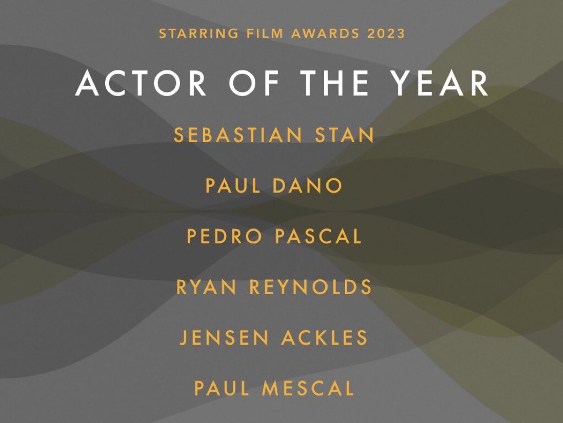 lnfourss's tweet photo. jensen ackles being nominated for actor of the year, alongside pedro pascal WOW https://t.co/77O8nfbRTh