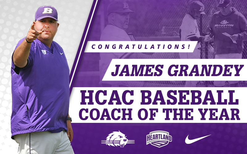 Bluffton_Sports's tweet photo. James Grandey has been named the Heartland Collegiate Athletic Conference Coach of the Year after guiding the Beavers to a 3rd place finish in the HCAC! Congratulations Coach Grandey!

https://t.co/Viow4e86uQ https://t.co/2Pe4bDJIMP