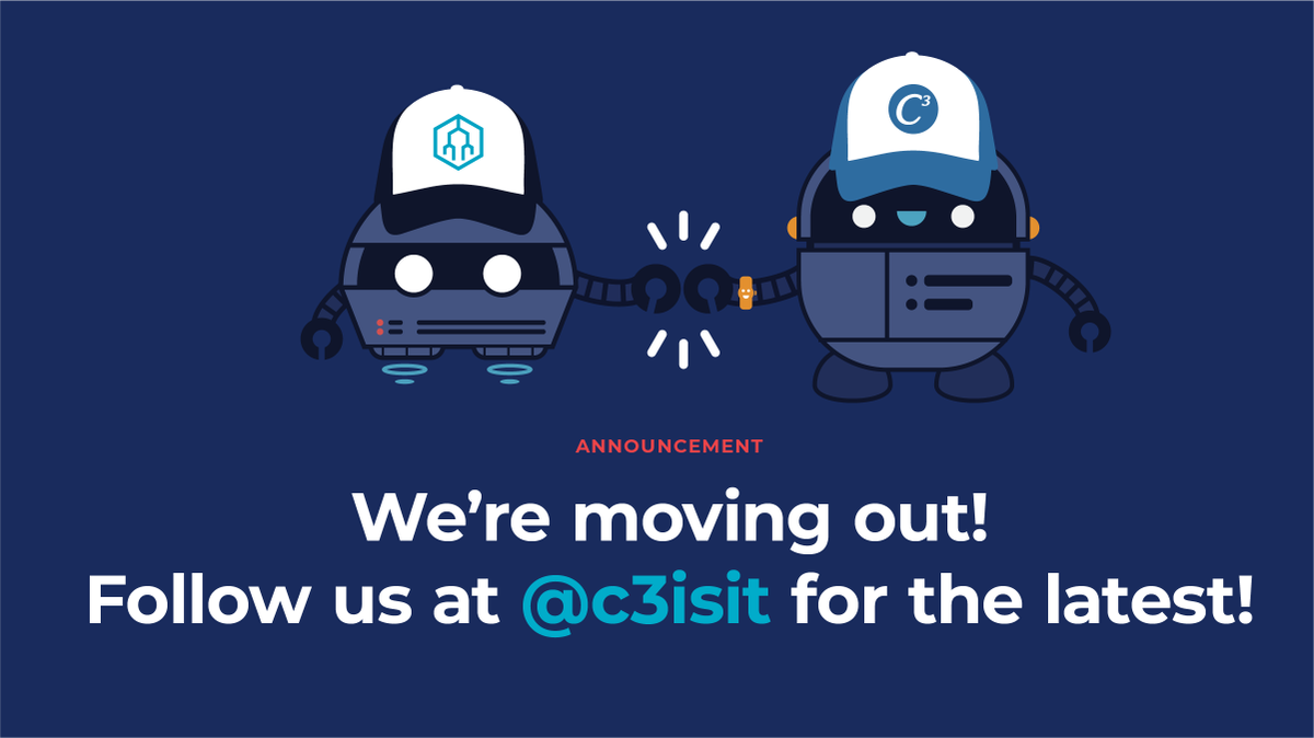steel_root's tweet photo. Don't forget to follow us at @c3isit We are sharing everything you need to know about compliance and more! #Merger #WeMoved https://t.co/SUlY2jCVFu