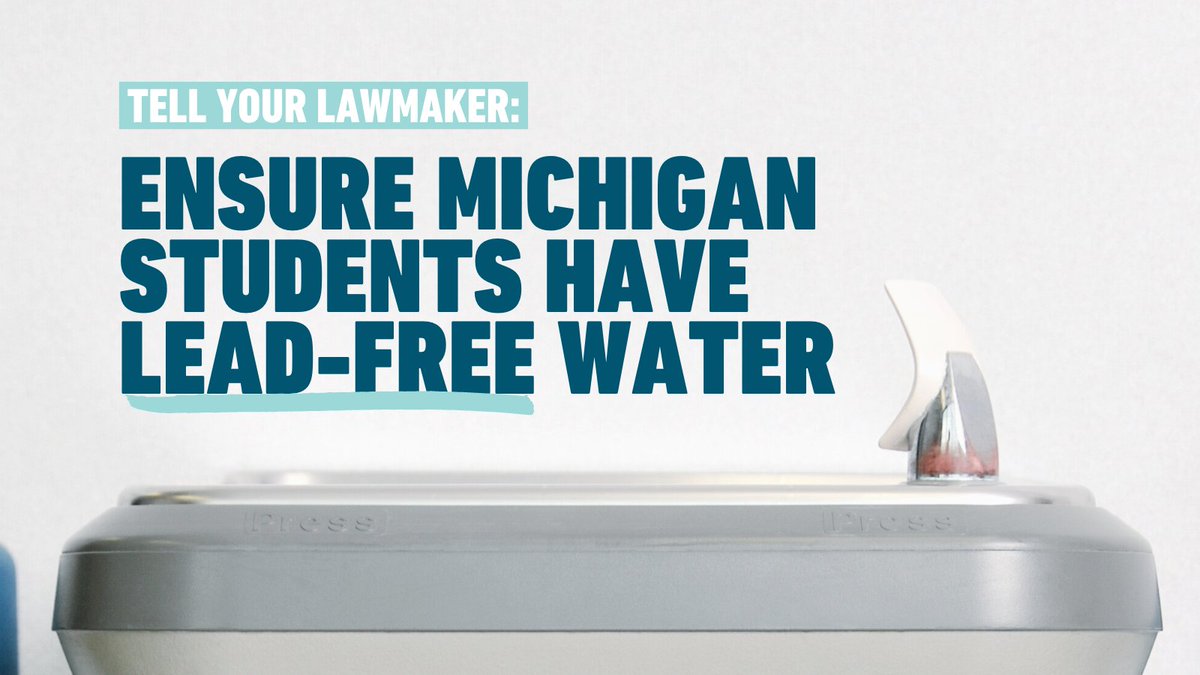 Schools &amp; daycares are not required to filter for toxins in the water like lead — but they should be. Filter First legislation will  protect children from toxins &amp; ensure they have clean water by requiring filters. Urge your lawmaker to pass Filter First: ow.ly/GfYh50Opu67