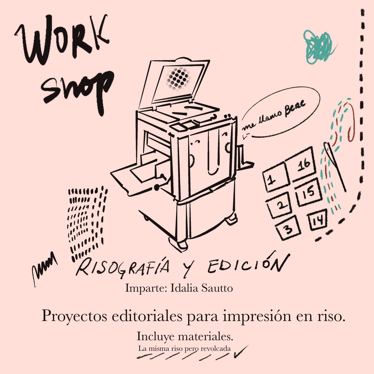 Taller de risografía y edición 😻
Imparte <a href="/mariedelaos/">Idalia Sautto</a>
Info por inbox