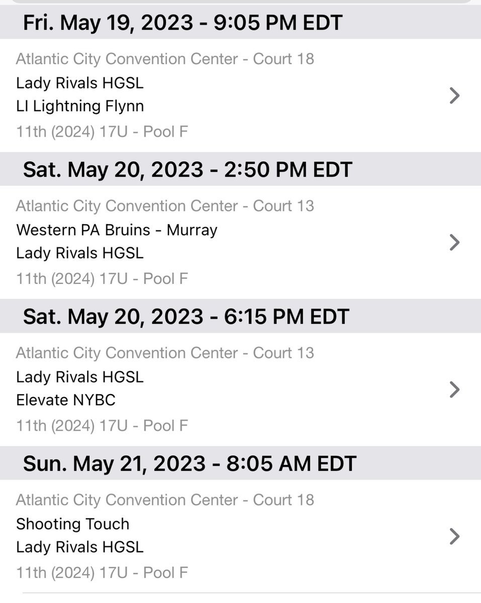 LadyRivals's tweet photo. Our 17 #HGSL will be @SelectEventsBB Atlantic City Showcase May 19-21 #RivalsWay https://t.co/J1g7VdEqCb