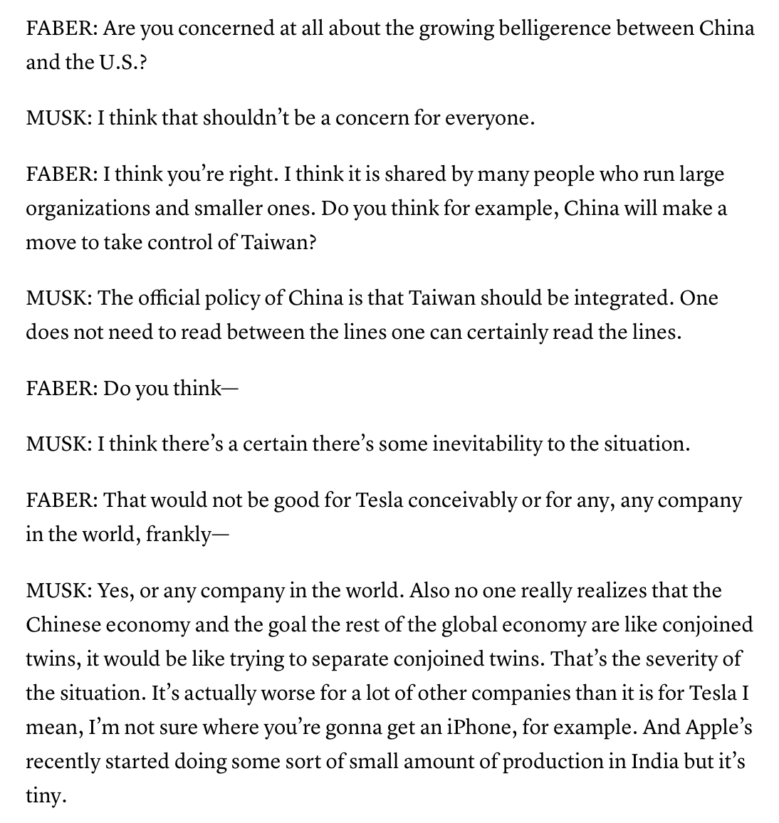 That last line by @elonmusk in his recent interview is why the new @INCIndia govt in Karnataka should go all out and woo all the companies including Tesla and Apple (more) to #MakeInIndia #MakeInKarnataka