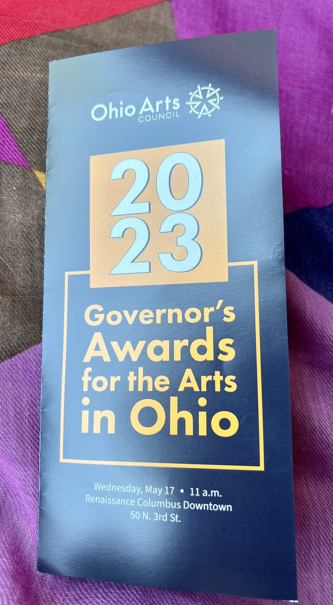 alanamattartuck's tweet photo. Congratulations to all the honorees at the @OhioArtsCouncil Governor Awards, especially Cincinnati’s Kathy Wade. https://t.co/GhSooSDnsf