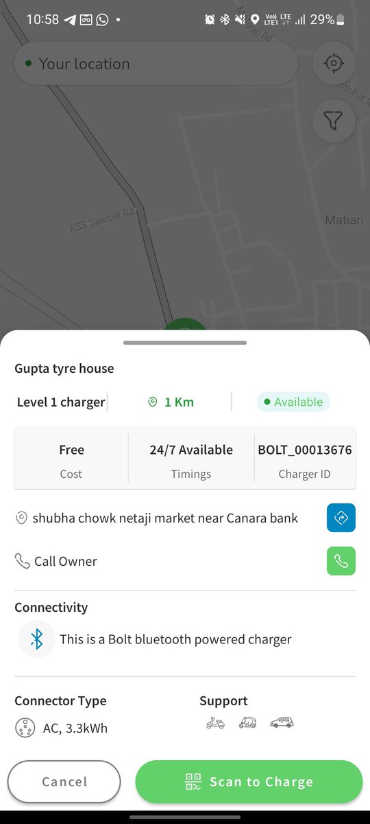 Not every person is helpful. Bolt chargers k bharose nikla tha yeh ride pe, but this user didn't allow me to use his charger. facing issues to charge my scooter as no charger network is available here.
<a href="/bolt_earth/">Bolt.Earth</a> <a href="/jyoti_bolt/">jyotiranjan</a> <a href="/OlaElectric/">Ola Electric</a> <a href="/bhash/">Bhavish Aggarwal</a> <a href="/Khalidaaalbadri/">Khalida Albadri</a> @journalisturmi