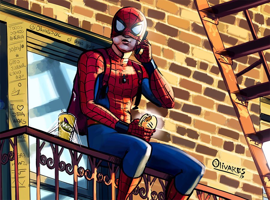 Olivarescfc's tweet photo. Sea mucho o poco, oficialmente ser un Spider-Man del multiverso, es un reconocimiento a cientos de obras y a muchos años de dibujo, además de un regalo a todos los venezolanos que hoy pueden sentir que tienen su propia versión de Spidey y están haciendo mil historias en redes https://t.co/10VCFCq7Qc