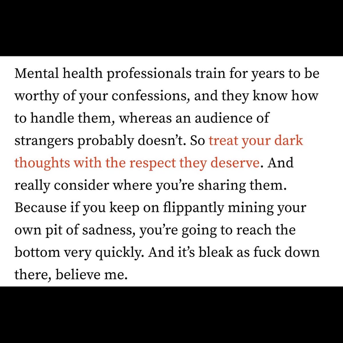 Latest @ipaperviews column is on being careful about sharing your darkest thoughts and the pressure we all feel sometimes to overshare 

inews.co.uk/opinion/greg-j…