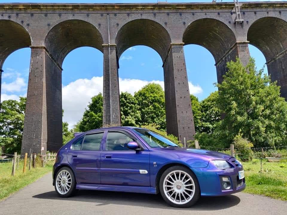 thezedregister's tweet photo. 🚨CAR ANNOUNCEMENT🚨
.
We are delighted to announce the cars for Sunday’s stand at MG100 at Silverstone. The first announcement is Lisa Brooker’s Twilight MG ZR 160! Immaculate example and a beautiful Monogram colour scheme to say the least! Can’t wait to see it on the stand!😁 https://t.co/zznlh8vduB