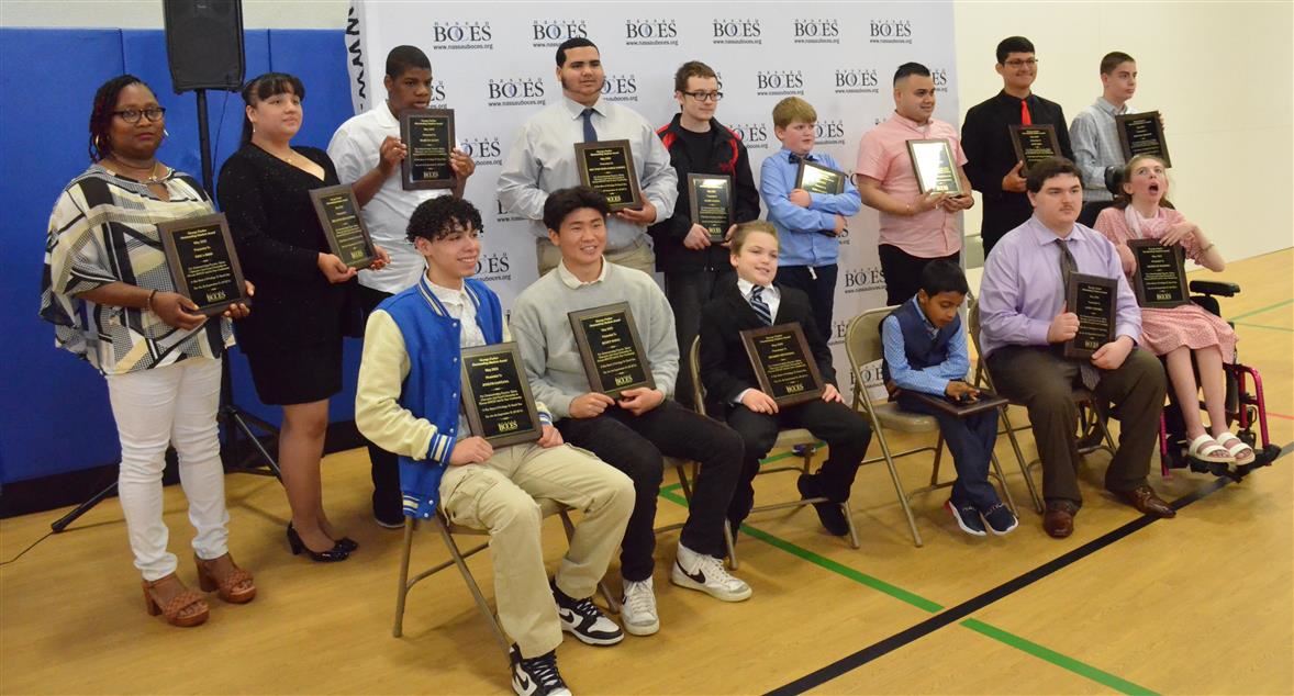 Eighteen exceptional students were honored with the @NassauBOCES George Farber Outstanding Student Award at a special ceremony attended by board members, administrators, staff, and family. nassauboces.org/site/default.a…