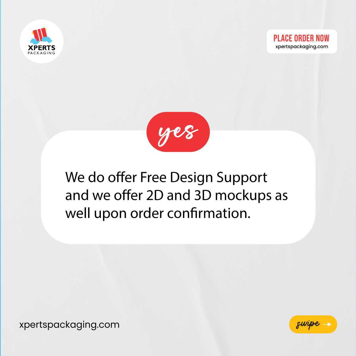 xpertspackusa's tweet image. Do You Offer Free Design Services❓

Visit us now for amazing packaging design: xpertspackaging.com
.
.
#xpertspackaging
#freedesignsupport 
#packagingdesign 
#designservices 
#mockups 
#3dmockups 
#designsupport 
#packagingdesign 
#packagingideas 
#packagingsolutions