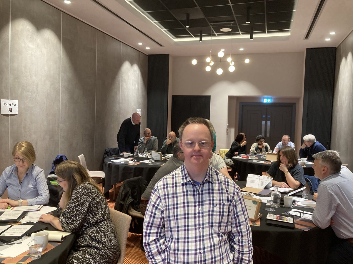 Phil_Gibbo's tweet photo. Such a honour to Co-deliver with Owen the embedding Co-production workshop to the leaders of @CamphillVillag1 I loved being the ‘Ant’ to Owens ‘Dec’ @sara_thakkar @robinasquith @CVTSharedLives https://t.co/WqDSBD2TOG
