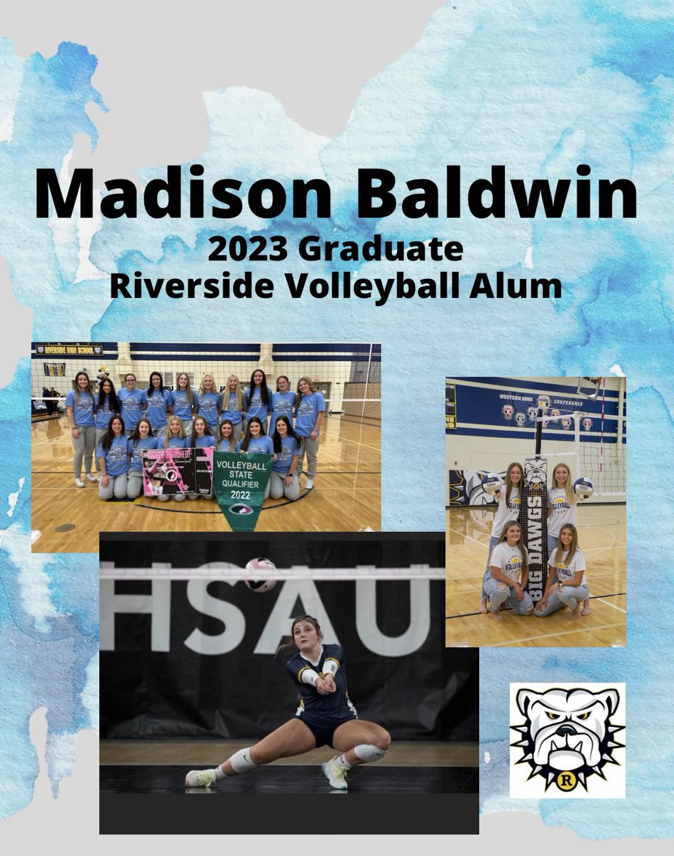 RivVolleyball's tweet image. Congrats to Madi on finishing her senior year! Good luck in your future endeavors! #bigdawgforever