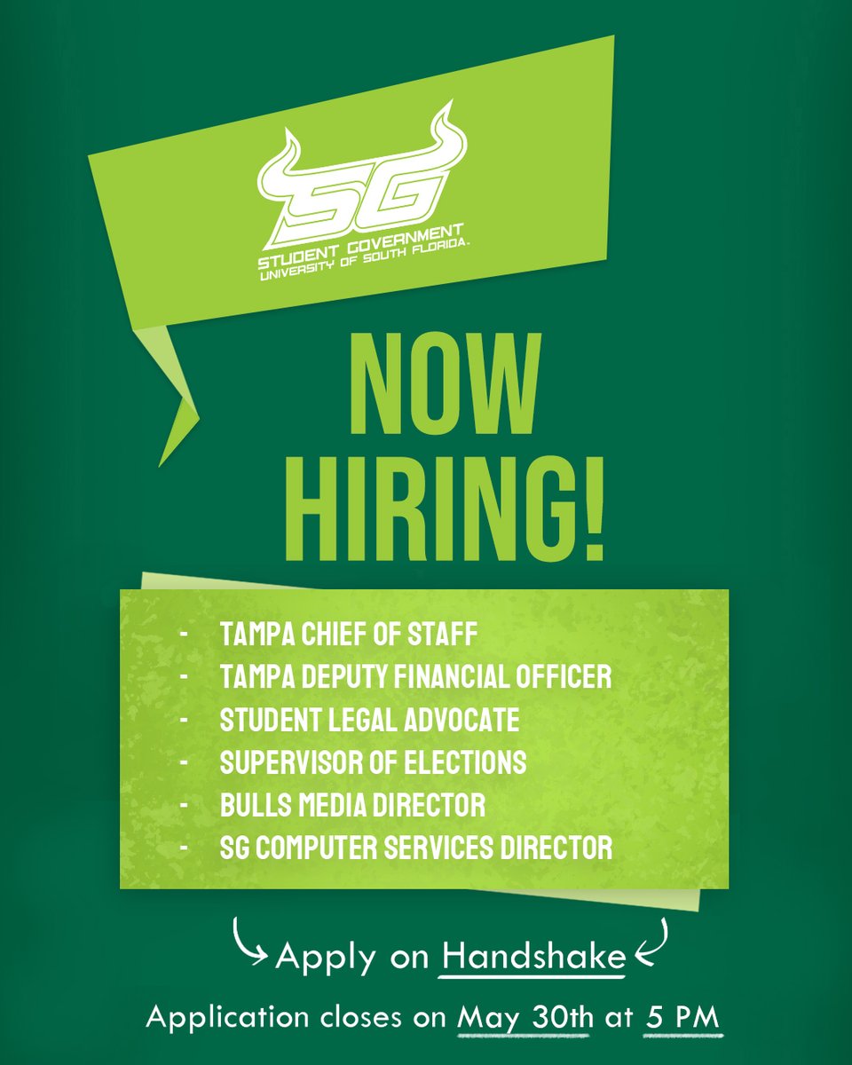 Student Government - Tampa Campus tweet media