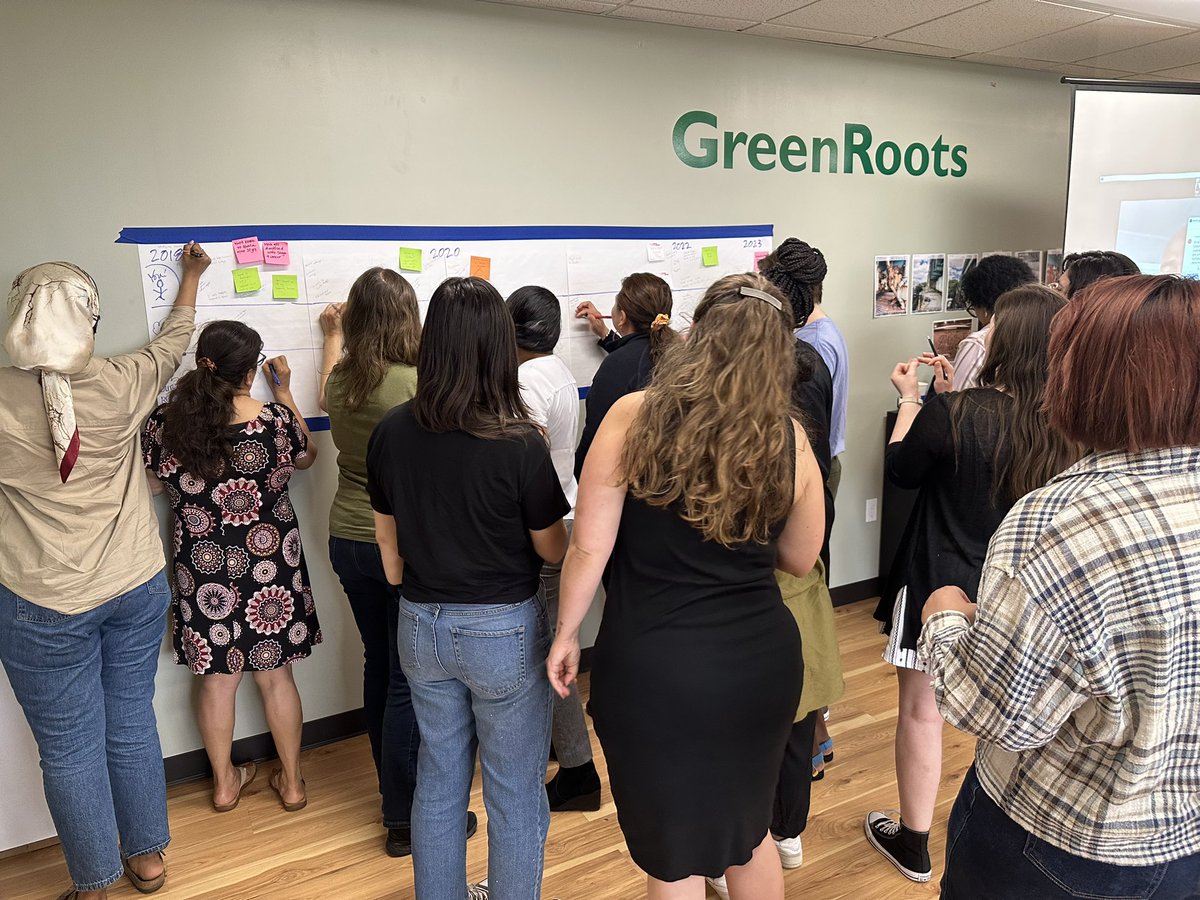 GreenRootsEJ's tweet photo. We’re thankful to the Strategy Matter’s Team for spending the day with GreenRoots &amp; guiding us as we reviewed our strategic plan + we continue to build towards the future of our movement!

Stay updated on all things GR and sign-up for our newsletter ➡️ https://t.co/tJyoCyYlgl. https://t.co/REpXN1O3wv