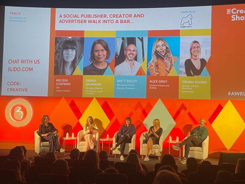 Had a great time chatting all things #4Studio and @Channel4 at #AWEurope23.