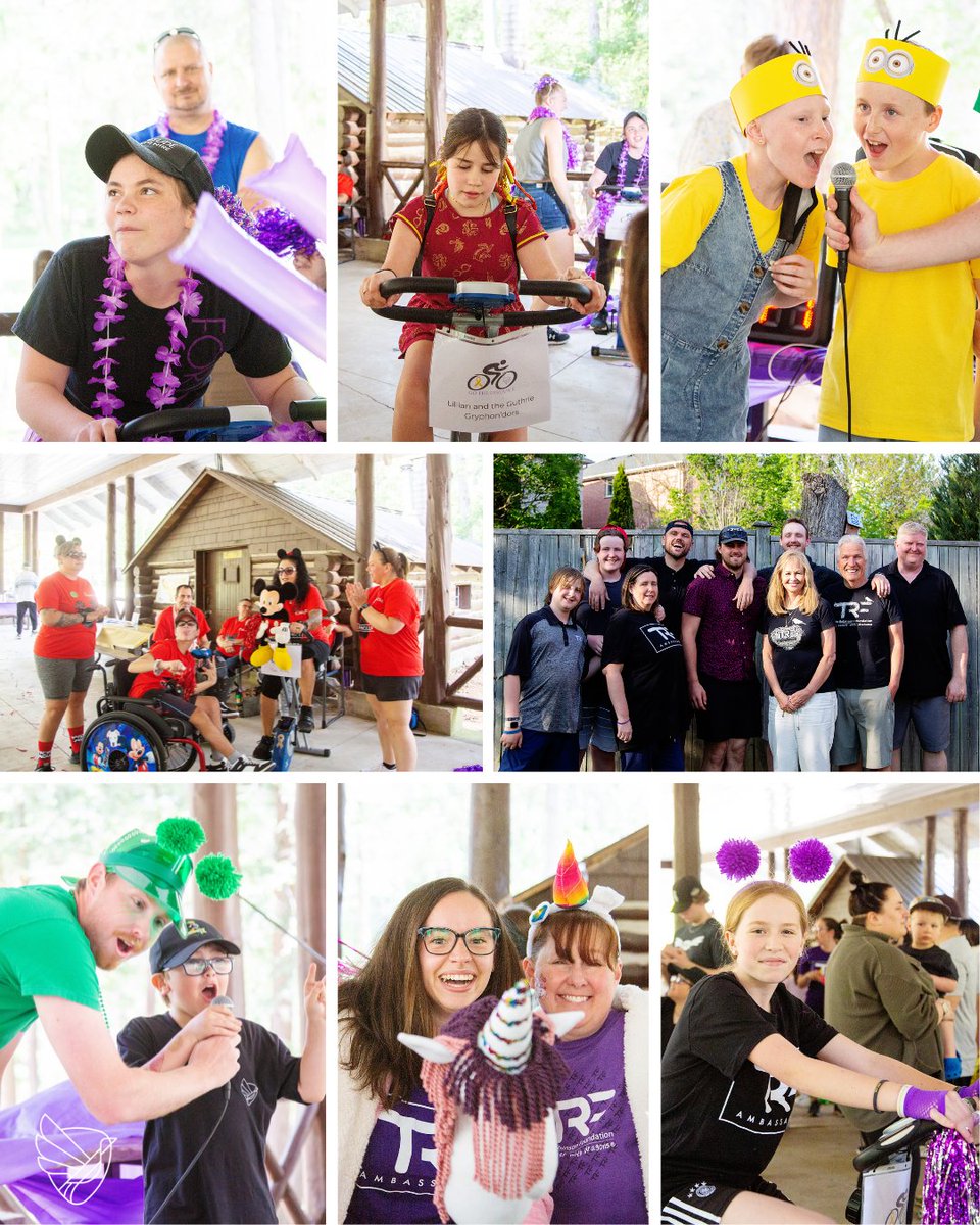 Wow! 🤩 Our amazing TRF families and ambassadors in Canada raised over $20,000 this weekend for TRF with their "Go the Distance" stationary bike challenge! 🚲 1/3