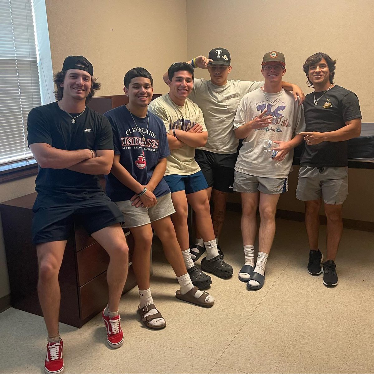 Freshman year of College is in the books and couldn't be more proud of my son <a href="/Jared1552/">JD</a>. Him and some of his baseball teammates here before heading home 🔵🟡⚾️ <a href="/wbu_baseball/">WBU Baseball</a>