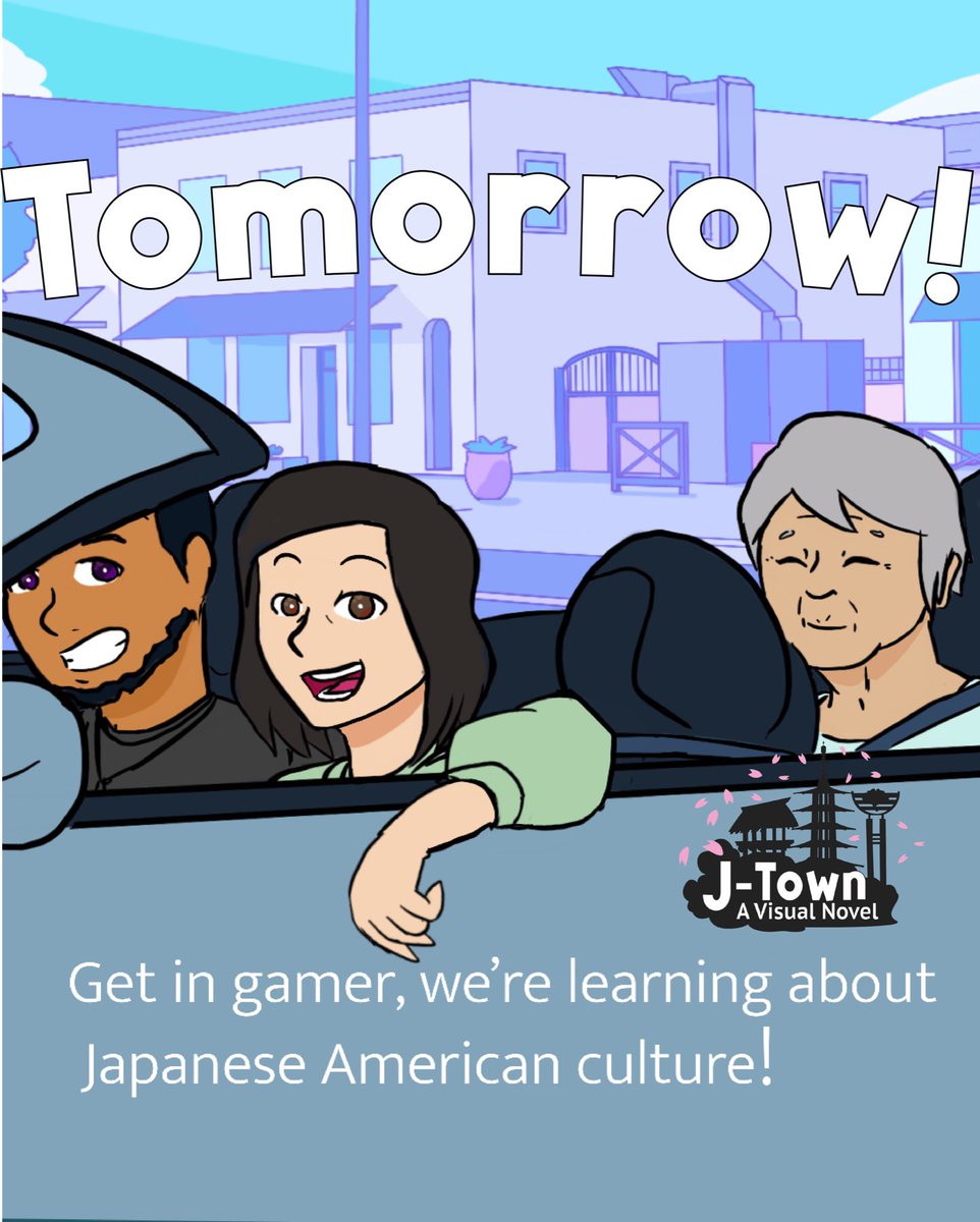 We can’t wait to share with you the game our team has been working on for over a year! And it comes out TOMORROW 👀👀👀(not clickbait)

#japantown #sf #sj #la #littletokyo #jtown #jtownvn #japaneseamerican #aapiheritagemonth #aapi #visualnovel #indiegame