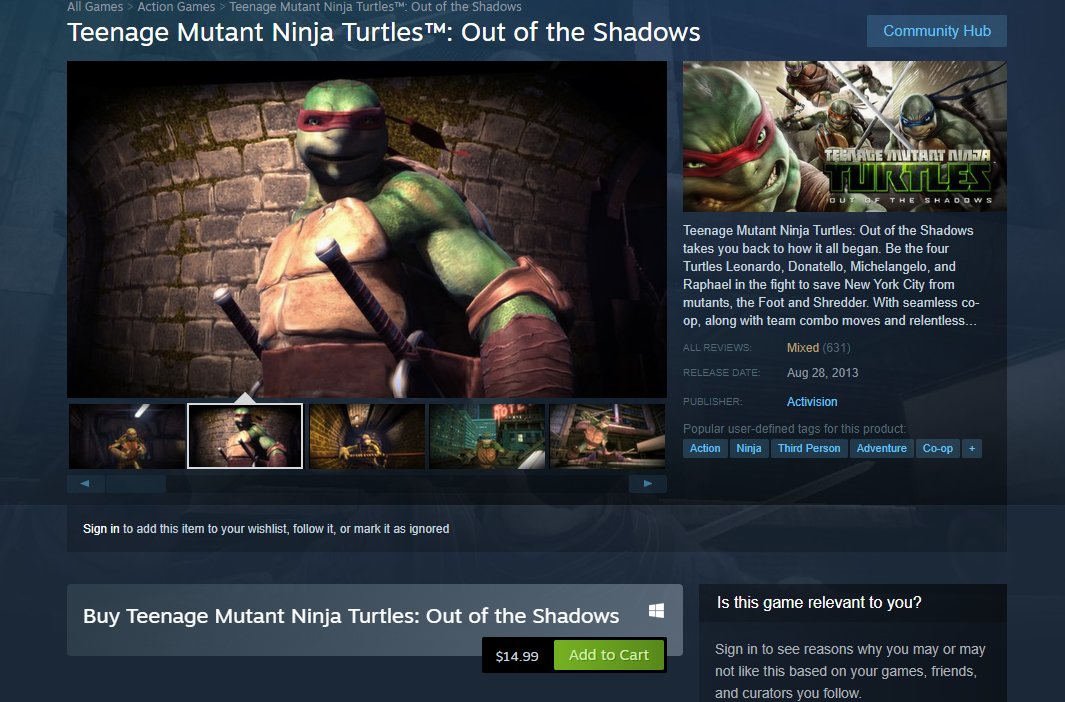 Turtles on Steam