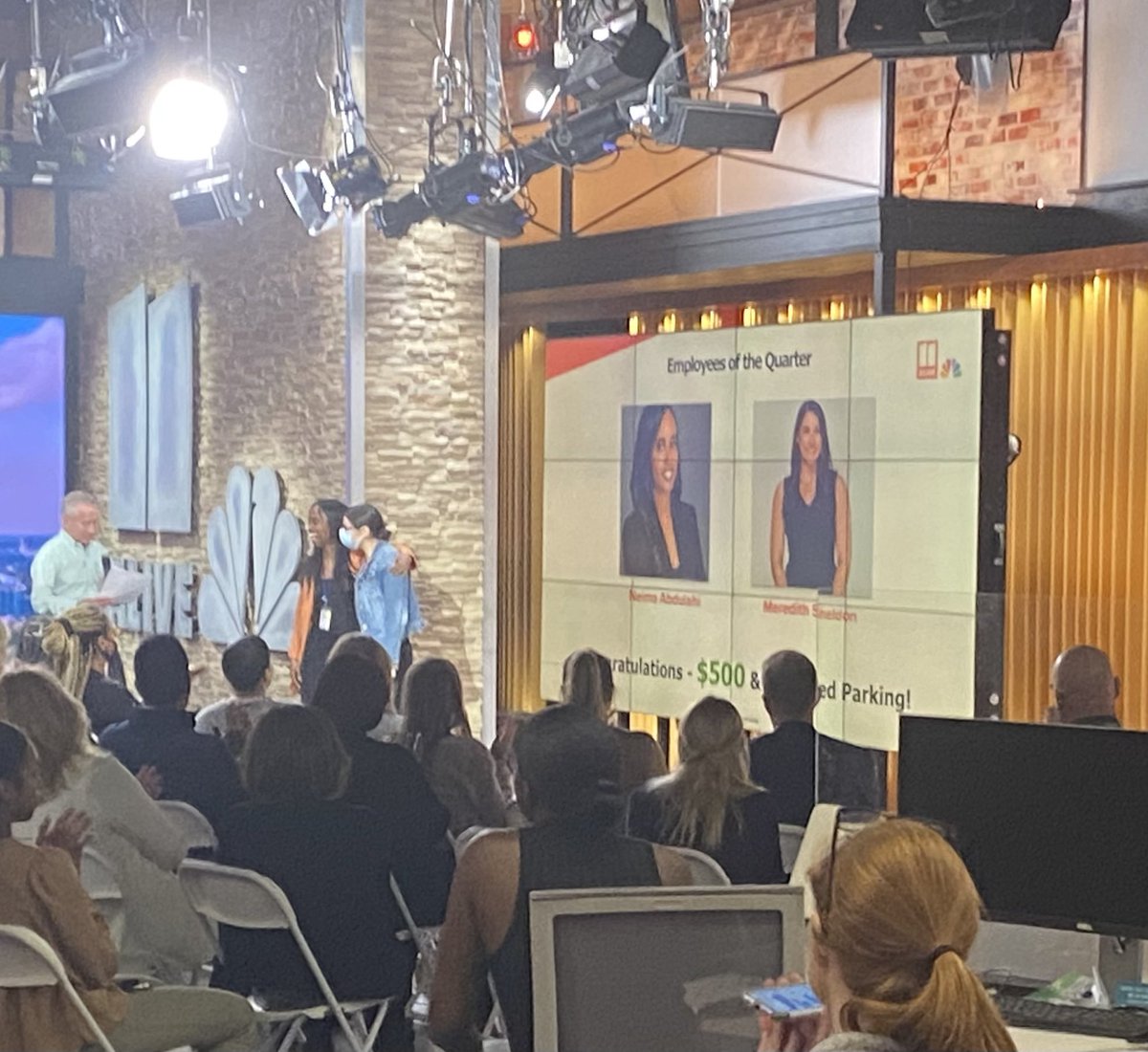 kaitlynross1's tweet image. Congratulations to these two AMAZING women, power houses, and creative thinkers!!! I am so thrilled for @NeimerDreamer and @MeredithSheldon for winning Employees of the Quarter! Employees of my heart always ❤️