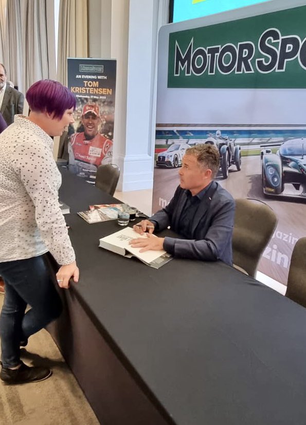 susiebear78's tweet photo. Boom! Definitely meet your heroes!🤩Thanks @Motor_Sport #TomK #racinginspiration #becauseracecar https://t.co/KGlAoXs47Y