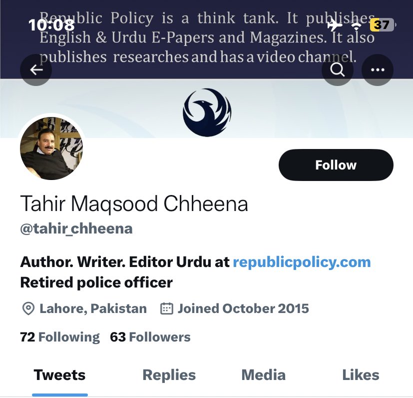 #FactCheck #Thread 

آج عمران خان نے ایک پرائیویٹ تھنک ٹینک کے سروے کے پوسٹر کو شئیر کیا ہے جس میں خان صاحب کو پورے پاکستان کی کل آبادی کا 70 فیصد مقبول ترین لیڈر دکھایا گیا ہے۔ 
@republicpolicy ایک پرائیویٹ تھنک ٹینک ہے جس کو ریٹائرڈ پولیس کا SSP طاہر مقصود چھینہ چلا رہا ہے…
