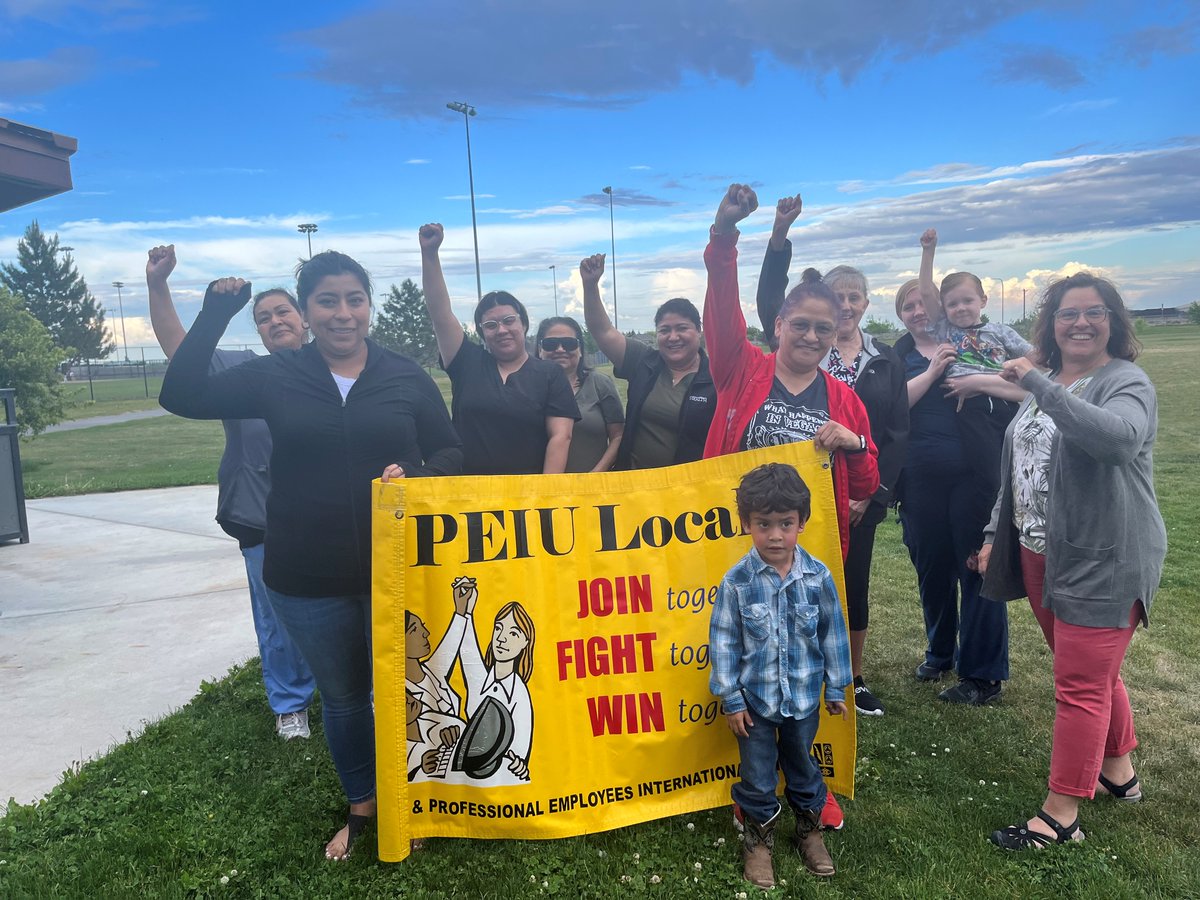 The first OPEIU Union in the Park of 2023 is in the books! We kicked it off in Tri-Cities. Members from from Senior Life Resources and Tri-Cities Community Health came out to spend time together and have some fun on this stormy afternoon. #UnionStrong #solidarity #hotlaborsummer