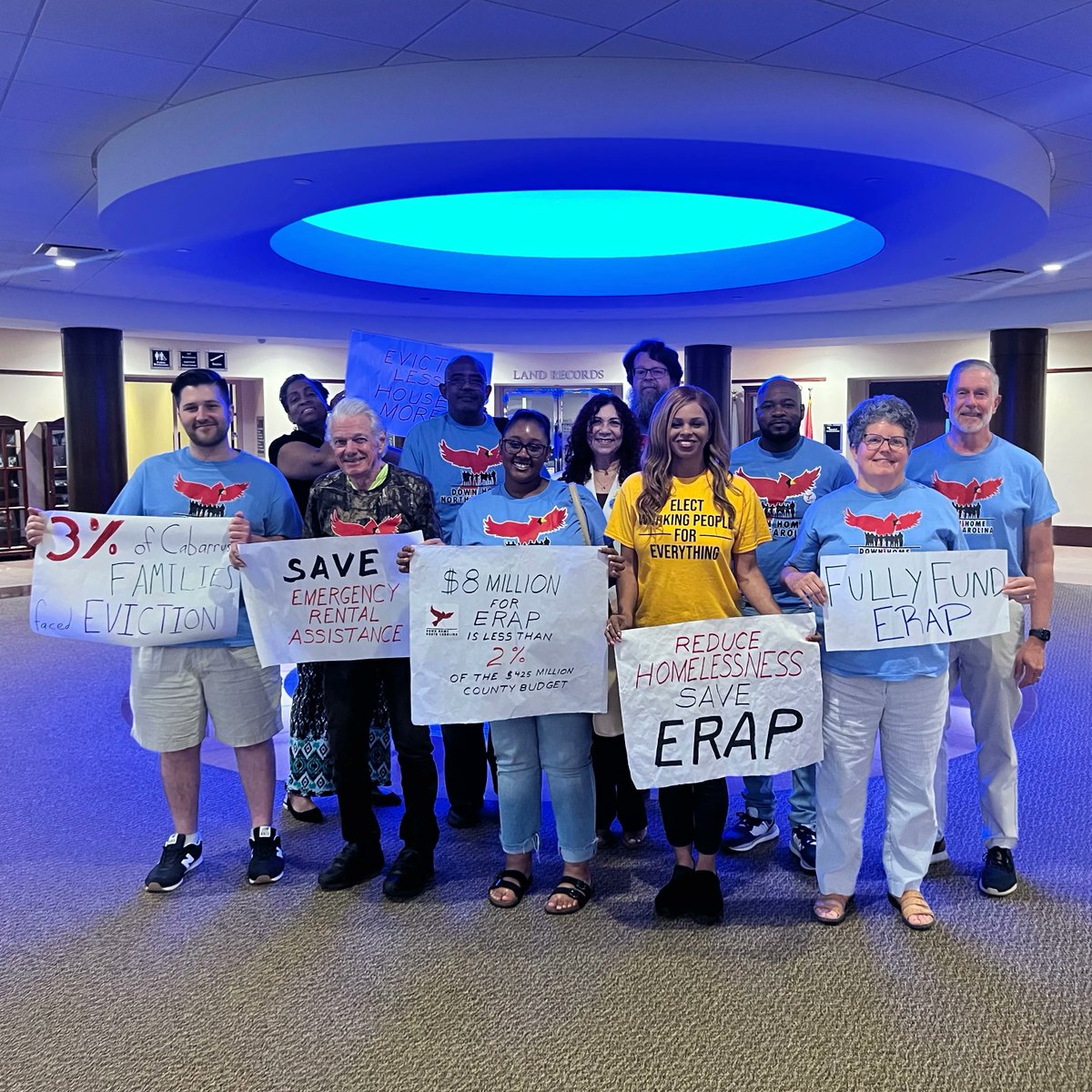 Did you know 64% of Americans live paycheck to paycheck? That means so many families are one step away from missing their rental payment. That's why our Cabarrus chapter is campaigning to fund an Emergency Rental Assistance Program (ERAP). Want to get involved? Check out our bio!