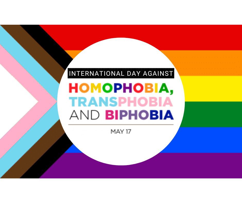 Today is the International Day Against Transphobia, Biphobia, and Homophobia. It's a day to raise awareness about the prejudice and violence that LGBTQIA+ people face worldwide. Let's work together to create a world where everyone can live free from discrimination and hatred. As