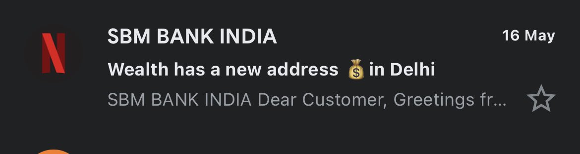 dhrangad's tweet image. I’m getting this kind of bug in iPhone gmail app. I have cleared an email from netflix and after that thumbnail of other mails become like this.  #Google #Gmail #iOS1641a