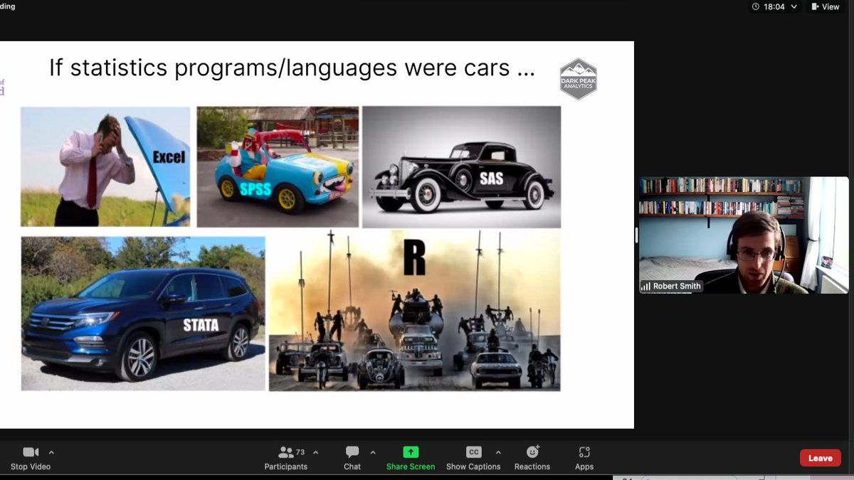 Had a blast talking about the benefits of #R (instead of Excel) for HTA at NICE Technical Forum today, with the brilliant <a href="/R06ertSm1th/">Robert Smith</a>.
The response was quite positive, and the discussion was mainly about WHEN and HOW #R will become the new standard, not if! 🚀