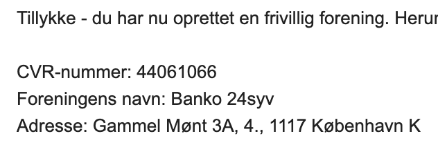 Jeg er blevet kriminel! Vi har i dag stiftet foreningen Banko 24syv. Og om et par uger afholder vi danmarks (måske) sidste ulovlige pirat-banko. Vind blandt andet Bubbers cykelhjelm, Lars Von Triers gamle sko, kunstværker, køleskab, rejsegavekort til "Jencel-hotellet" og andet.