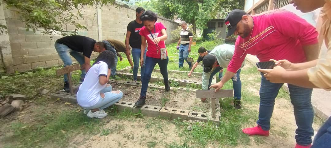 GuacaraMrt's tweet photo. #17Mayo  la militancia del partido político Tupamaro del municipio Guacara, con la donación de 50 plantulas de tomate a la U.E Luis Augusto Machado Cisneros, la era Rebelde... @ortega_fairuth @TeresaFloresMRT @HAbreuMRT @WBenavides_MRT https://t.co/VURyTY51Mr