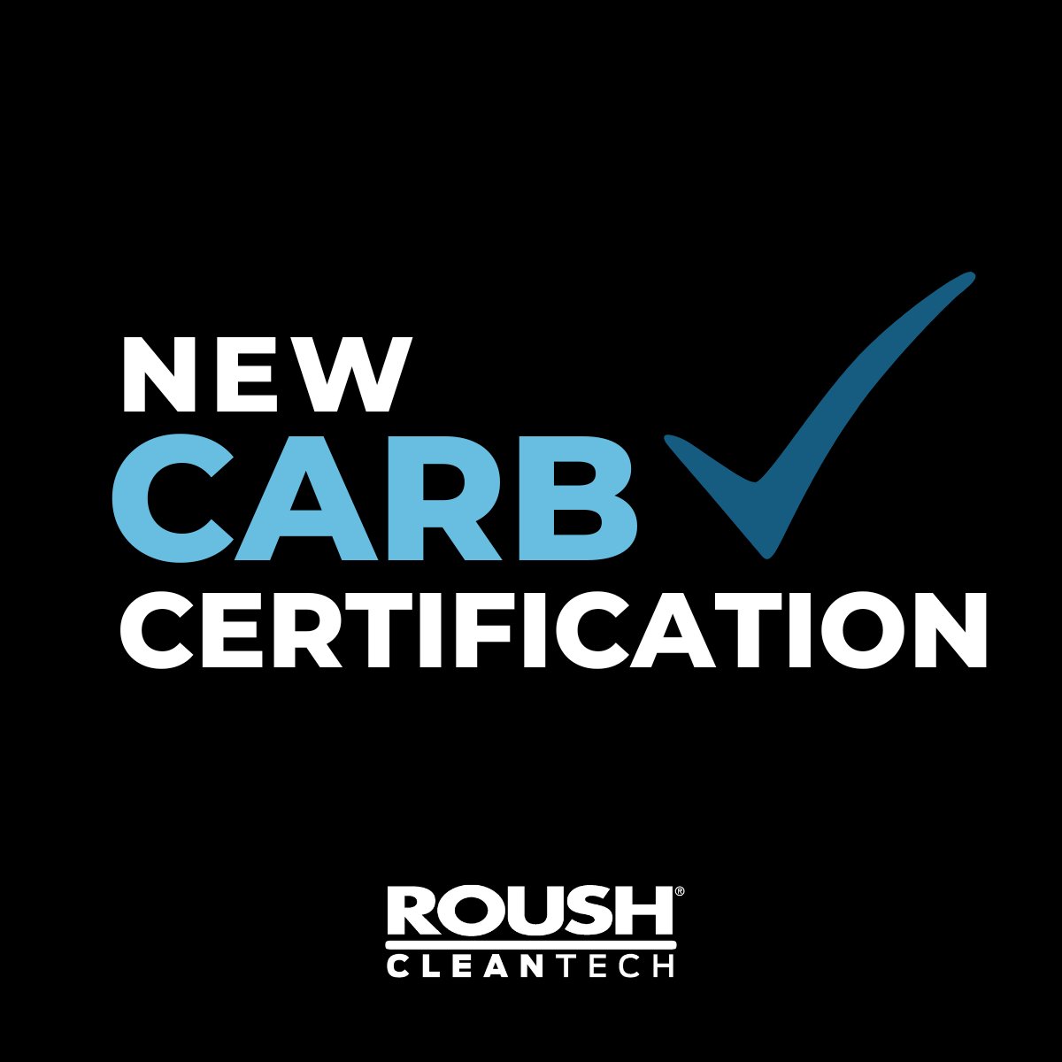 ROUSHcleantech's tweet photo. ROUSH CleanTech received CARB certification for 2023 model year #propane engines. The ultra-low nitrogen oxide emissions package is now standard on every propane engine sold by ROUSH CleanTech. Learn more: https://t.co/1lGcg2lKYy @AirResources #Emissions #CleanSchoolBusProgram https://t.co/AVDvBSBKhT