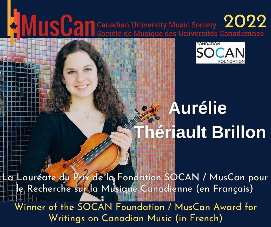 MusCanSoc's tweet photo. As we begin our 2023 conference, let's celebrate last year's winners! / Alors que nous commençons notre conférence 2023, célébrons les gagnants de l'année dernière !
#Socan https://t.co/TqsBFzRyZU