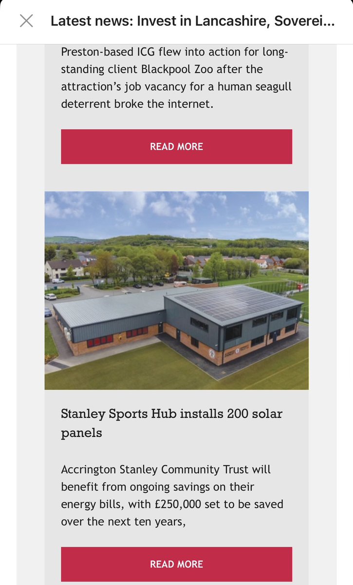 AmazingAccy's tweet photo. ‘Stanley Sports Hub installs 200 solar panels’

Great to see the @ASFCcommunity solar panel project @ASFCsportshub trending on the #LBVHub and featuring in this week’s @LBVmagazine #WednesdayWeekly 🙌

Learn more 👇

https://t.co/4SnW2Aslbi https://t.co/kMY6HuENO8